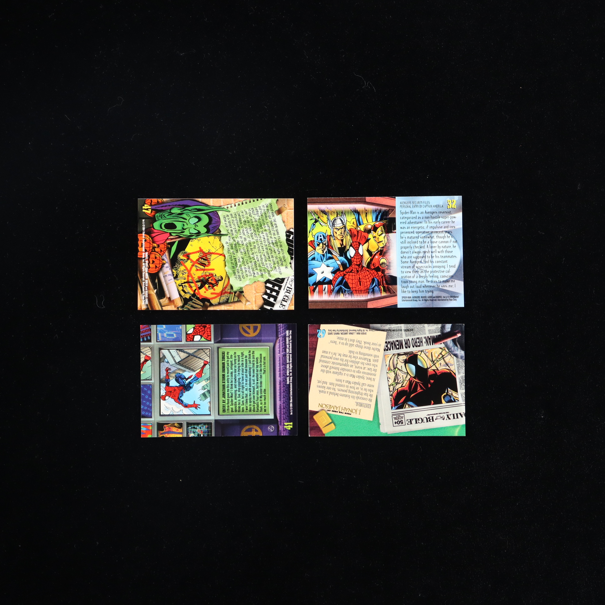 1994 Marvel Cards Spider-Man Complete Set of Cards at PristineAuction.com 1994 Marvel Cards Spider-Man Complete Set of Cards at PristineAuction.com