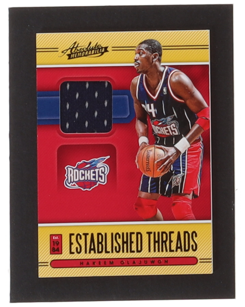 Hakeem Olajuwon 2020-21 Absolute Memorabilia Established Threads Level 1 #12