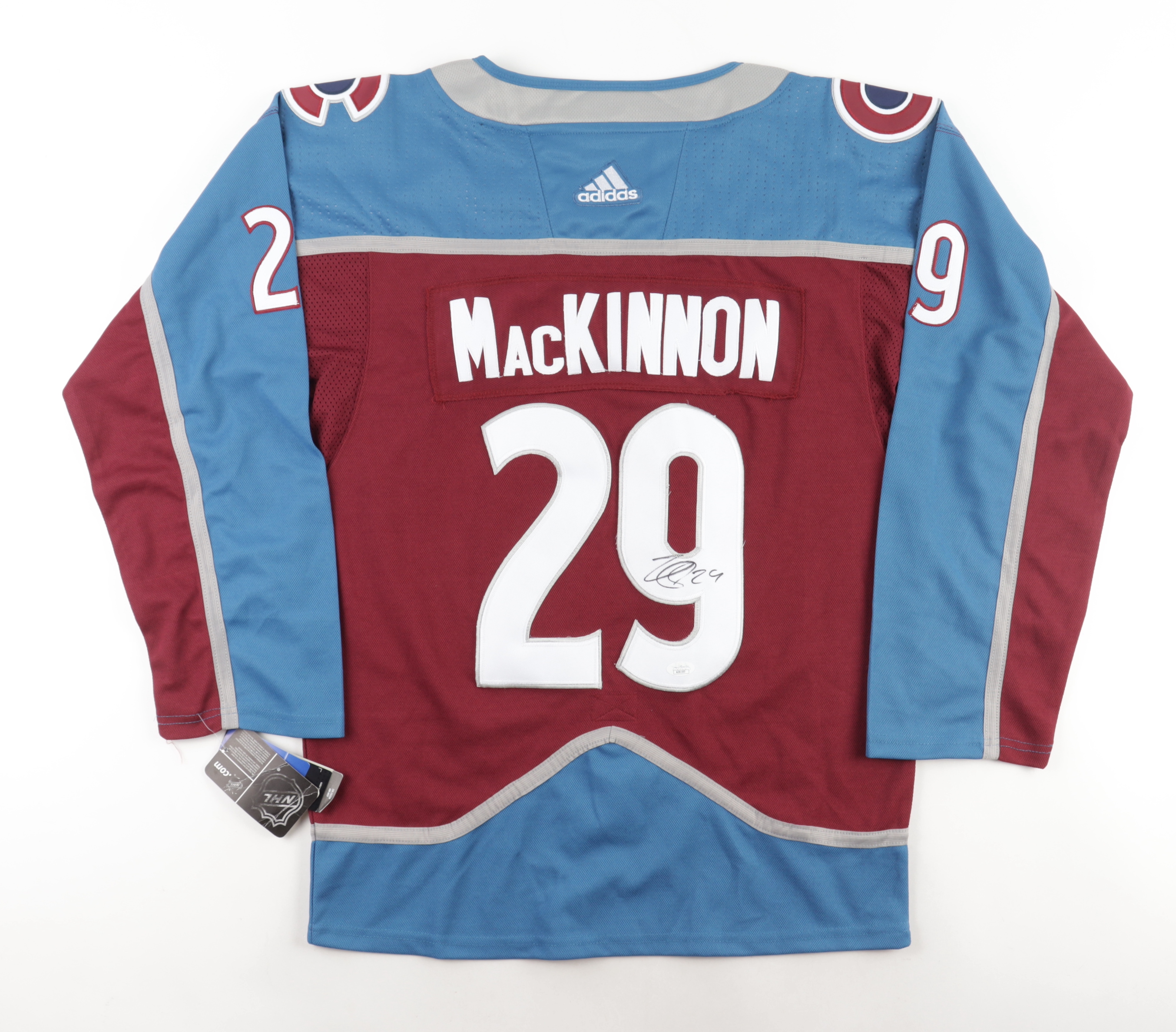 Nathan MacKinnon Signed Avalanche Jersey (JSA) at PristineAuction.com Nathan MacKinnon Signed Avalanche Jersey (JSA) at PristineAuction.com