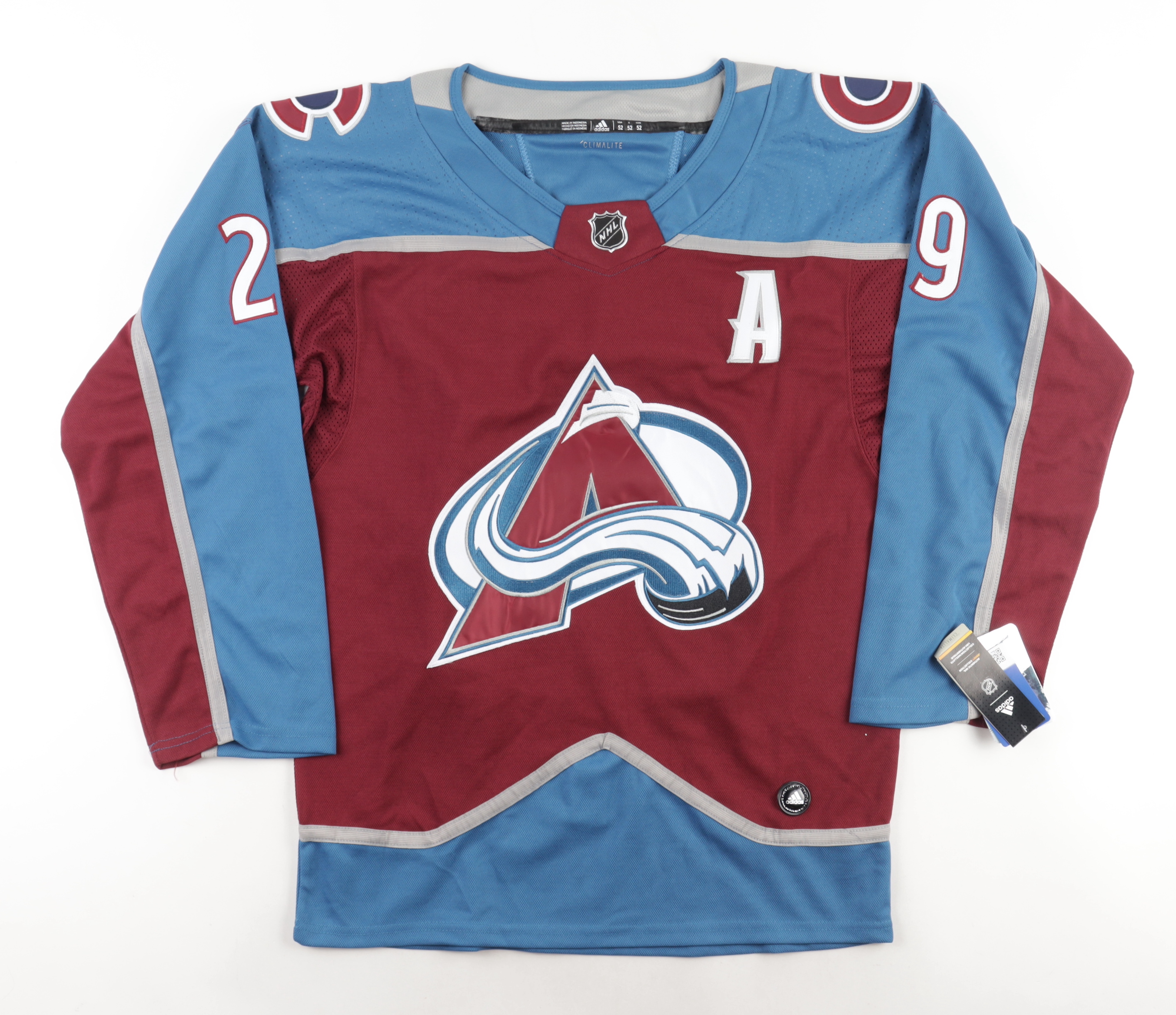 Nathan MacKinnon Signed Avalanche Jersey (JSA) at PristineAuction.com Nathan MacKinnon Signed Avalanche Jersey (JSA) at PristineAuction.com