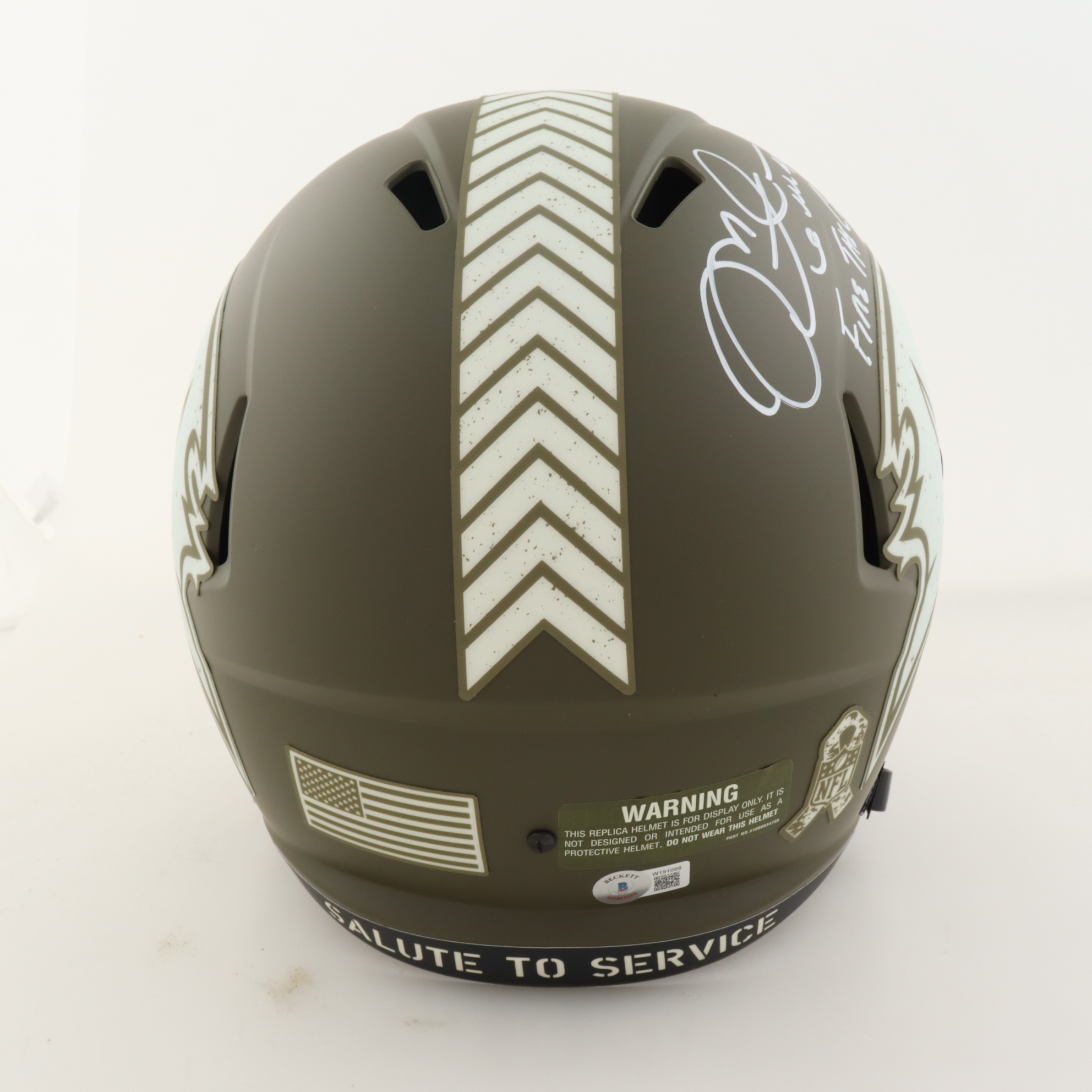 Mike Alstott Signed Buccaneers Speed Full Size Salute to Service Helmet Inscribed "Fire The Cannons!" (Beckett) at PristineAuction.com Mike Alstott Signed Buccaneers Speed Full Size Salute to Service Helmet Inscribed "Fire The Cannons!" (Beckett) at PristineAuction.com