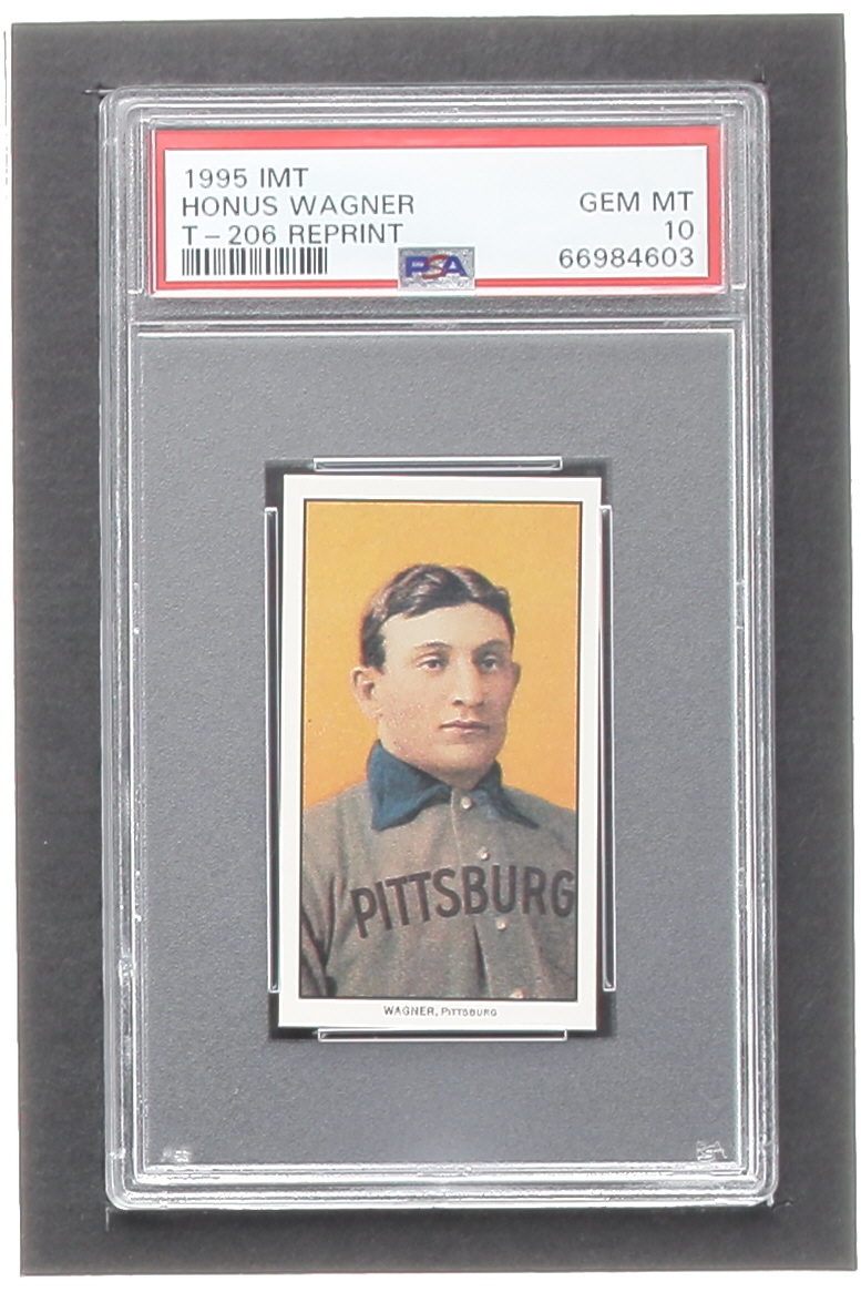 Honus Wagner 1995 Wagner T-206 Reprint IMT #1 (PSA 10) at PristineAuction.com Honus Wagner 1995 Wagner T-206 Reprint IMT #1 (PSA 10) at PristineAuction.com