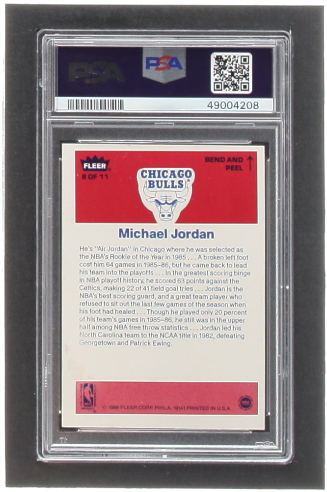 michael jordan 87 fleer sticker