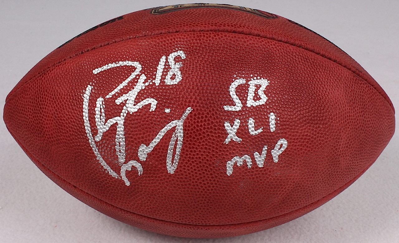 Peyton Manning Signed Official Superbowl XLI Game Ball Inscribed "SB XLI MVP" (JSA LOA) at PristineAuction.com Peyton Manning Signed Official Superbowl XLI Game Ball Inscribed "SB XLI MVP" (JSA LOA) at PristineAuction.com