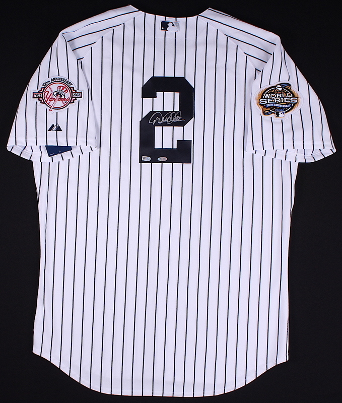 Derek Jeter Signed Yankees Authentic Majestic Jersey (Steiner COA) at PristineAuction.com Derek Jeter Signed Yankees Authentic Majestic Jersey (Steiner COA) at PristineAuction.com