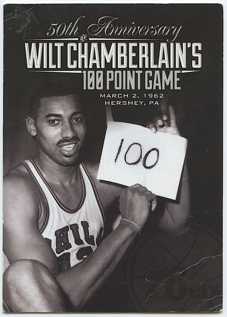 Wilt Chamberlain Sixers Signed 22" x 30" Custom Framed Display with Game-Used Floor from 100 Point Game (JSA ALOA) at PristineAuction.com Wilt Chamberlain Sixers Signed 22" x 30" Custom Framed Display with Game-Used Floor from 100 Point Game (JSA ALOA) at PristineAuction.com