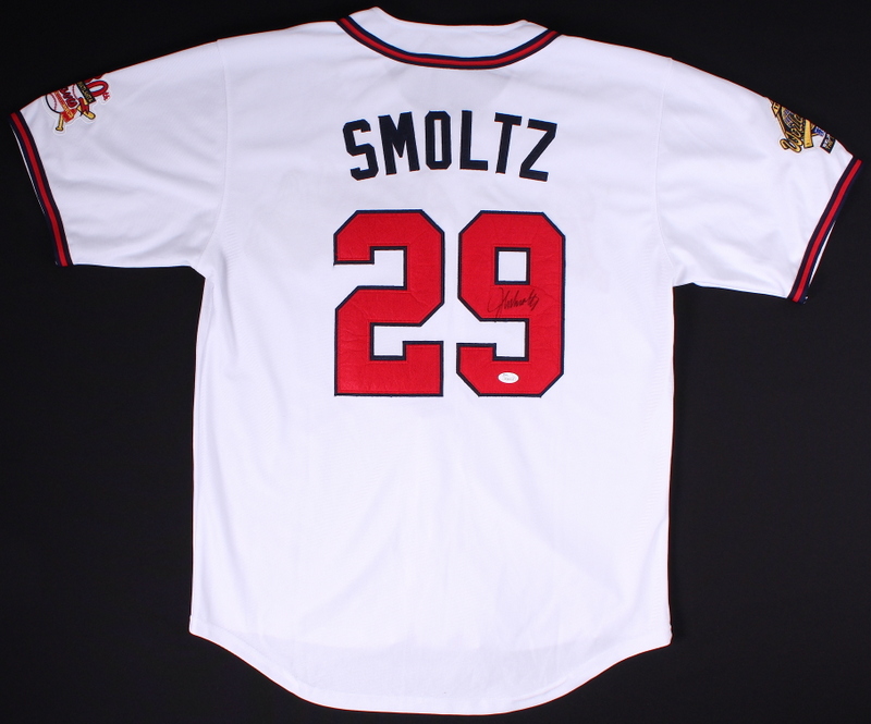 John Smoltz Signed Braves Jersey (JSA COA) at PristineAuction.com John Smoltz Signed Braves Jersey (JSA COA) at PristineAuction.com