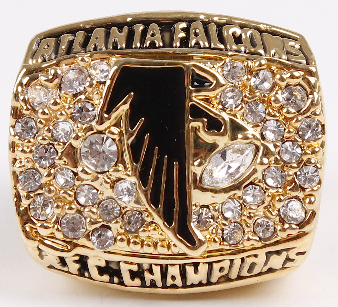 Elijah Williams Atlanta Falcons High Quality Replica 1998 Super Bowl XXXIII Ring at PristineAuction.com Elijah Williams Atlanta Falcons High Quality Replica 1998 Super Bowl XXXIII Ring at PristineAuction.com