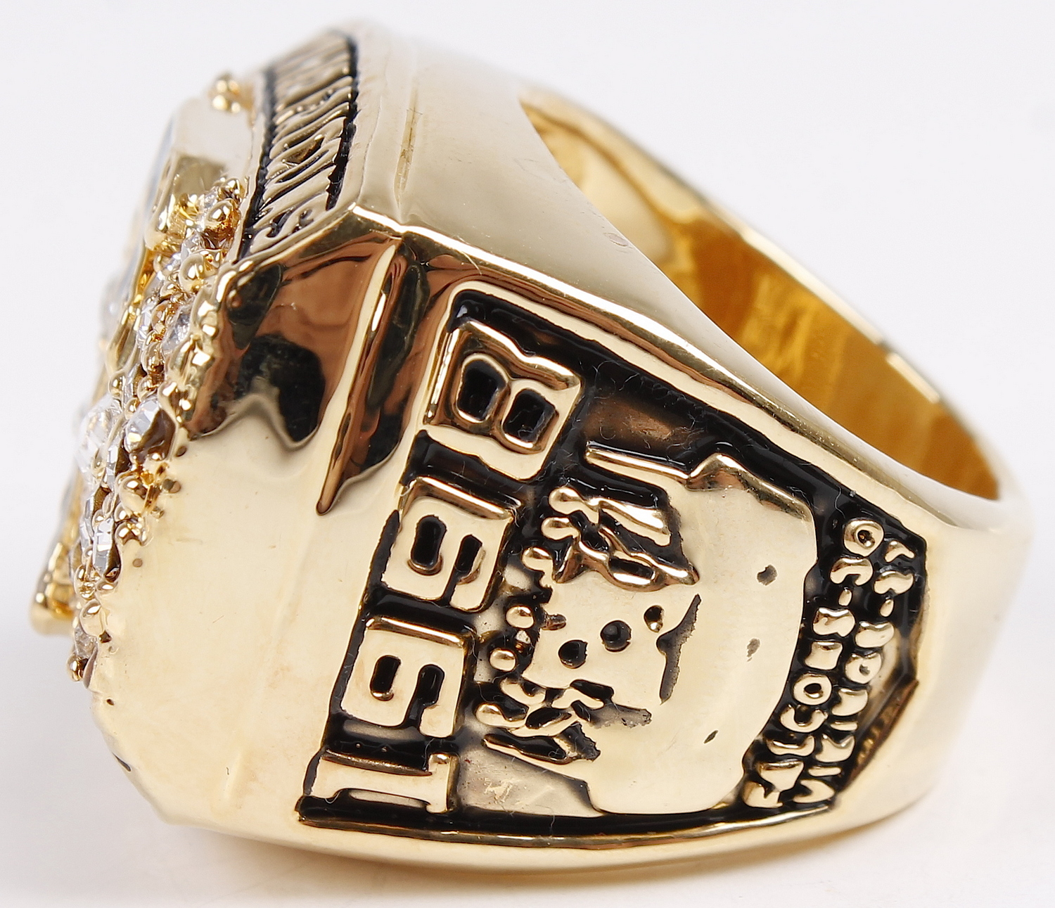 Elijah Williams Atlanta Falcons High Quality Replica 1998 Super Bowl XXXIII Ring at PristineAuction.com Elijah Williams Atlanta Falcons High Quality Replica 1998 Super Bowl XXXIII Ring at PristineAuction.com