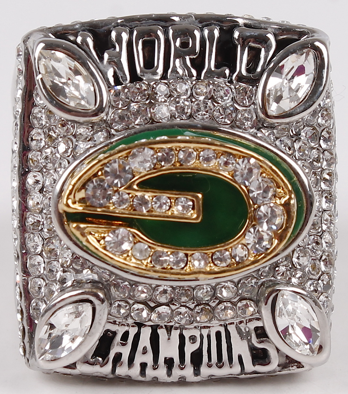 Aaron Rodgers Packers High Quality Replica 2010 Super Bowl XLV Championship Ring at PristineAuction.com Aaron Rodgers Packers High Quality Replica 2010 Super Bowl XLV Championship Ring at PristineAuction.com