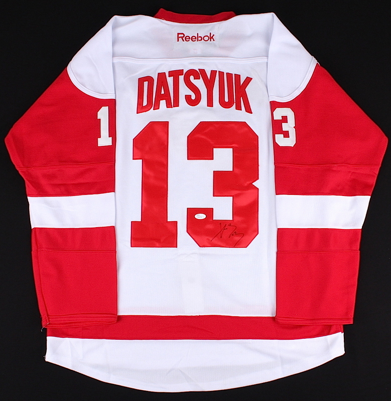 Pavel Datsyuk Signed Red Wings Jersey (JSA COA) at PristineAuction.com Pavel Datsyuk Signed Red Wings Jersey (JSA COA) at PristineAuction.com