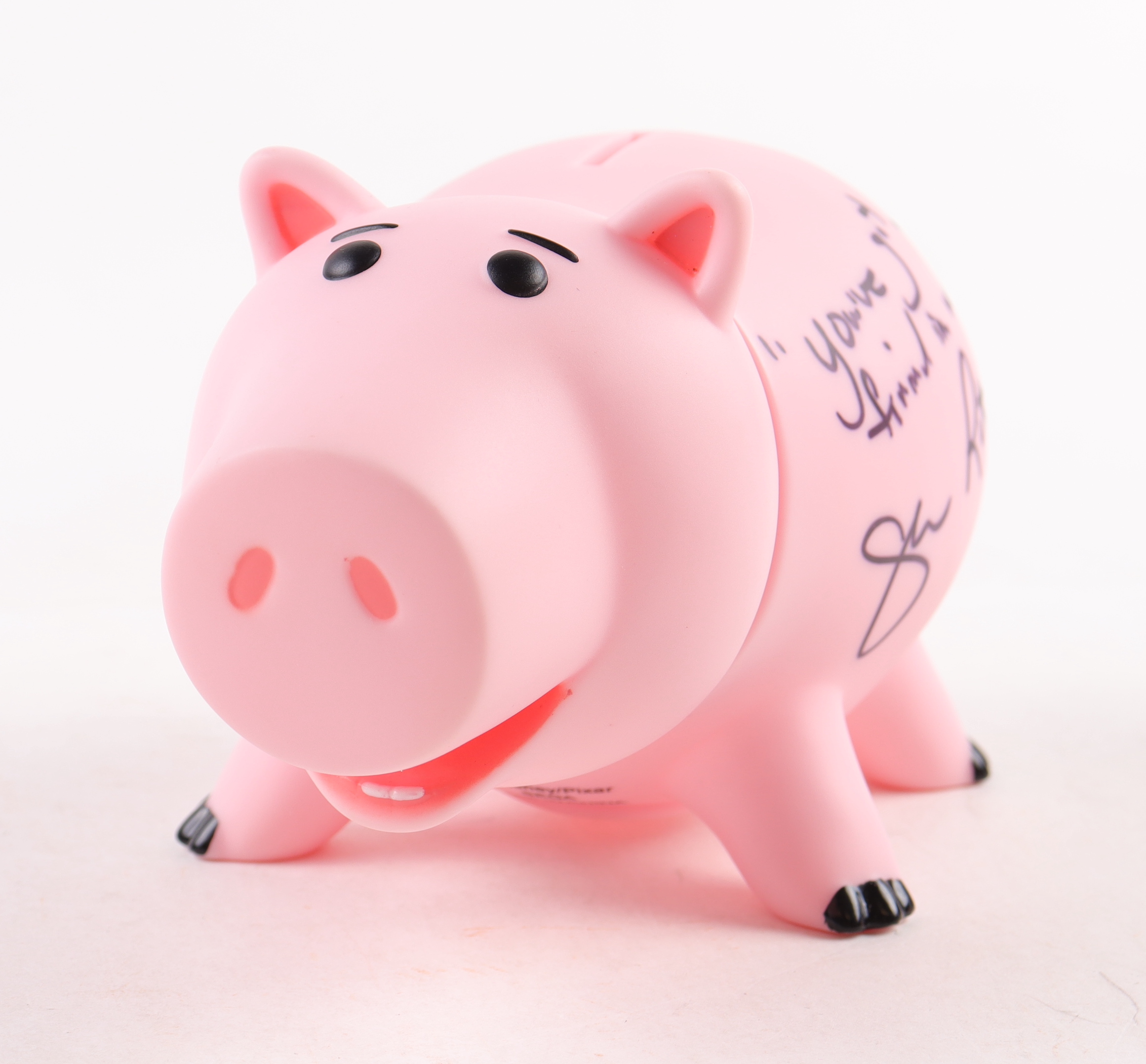John Ratzenberger Signed "Toy Story" Hamm Piggy Bank Inscribed "You've Got A Friend In Me" (Beckett) at PristineAuction.com John Ratzenberger Signed "Toy Story" Hamm Piggy Bank Inscribed "You've Got A Friend In Me" (Beckett) at PristineAuction.com