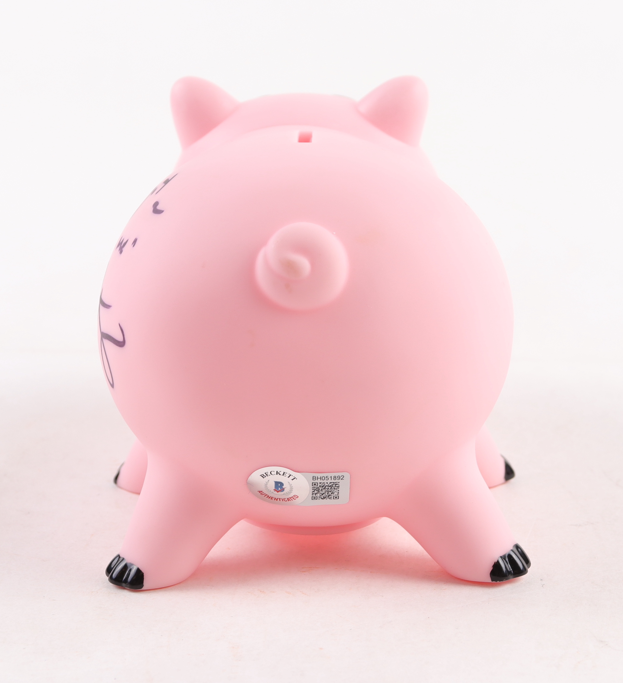John Ratzenberger Signed "Toy Story" Hamm Piggy Bank Inscribed "You've Got A Friend In Me" (Beckett) at PristineAuction.com John Ratzenberger Signed "Toy Story" Hamm Piggy Bank Inscribed "You've Got A Friend In Me" (Beckett) at PristineAuction.com