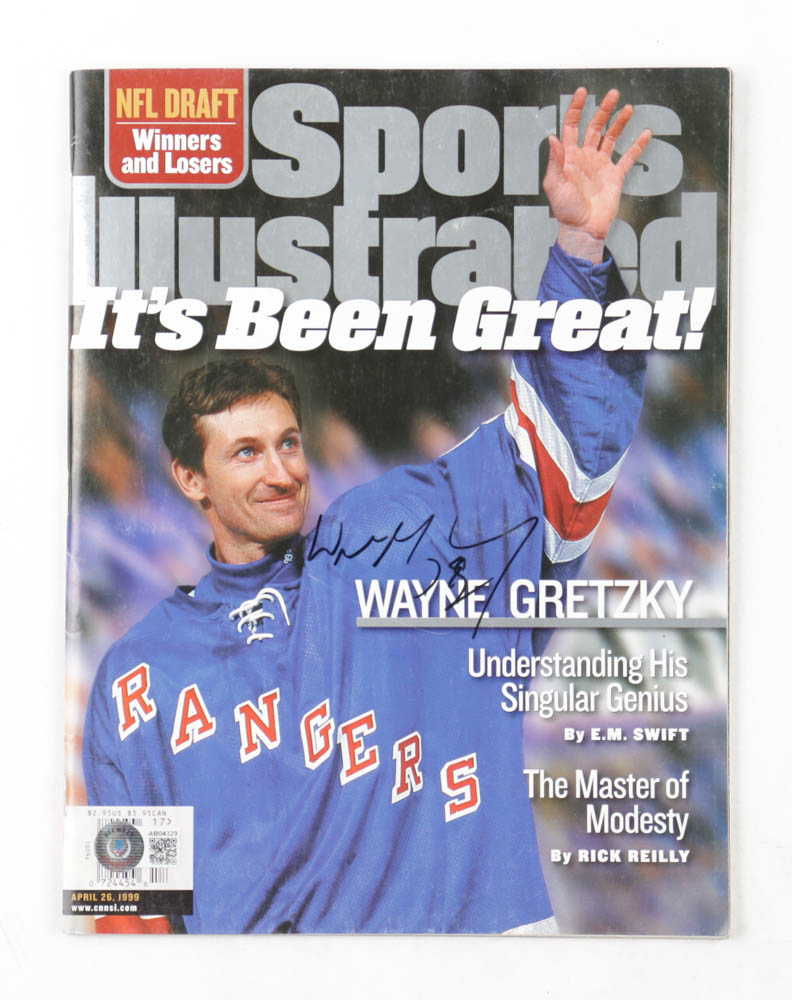 Wayne Gretzky Signed 1996 "Sports Illustrated" Magazine (Beckett) at PristineAuction.com Wayne Gretzky Signed 1996 "Sports Illustrated" Magazine (Beckett) at PristineAuction.com