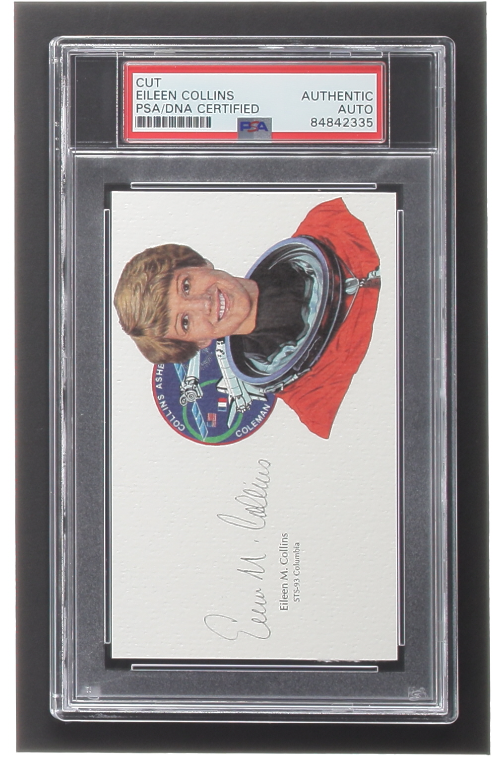 Eileen Collins Signed Cut (PSA) at PristineAuction.com Eileen Collins Signed Cut (PSA) at PristineAuction.com