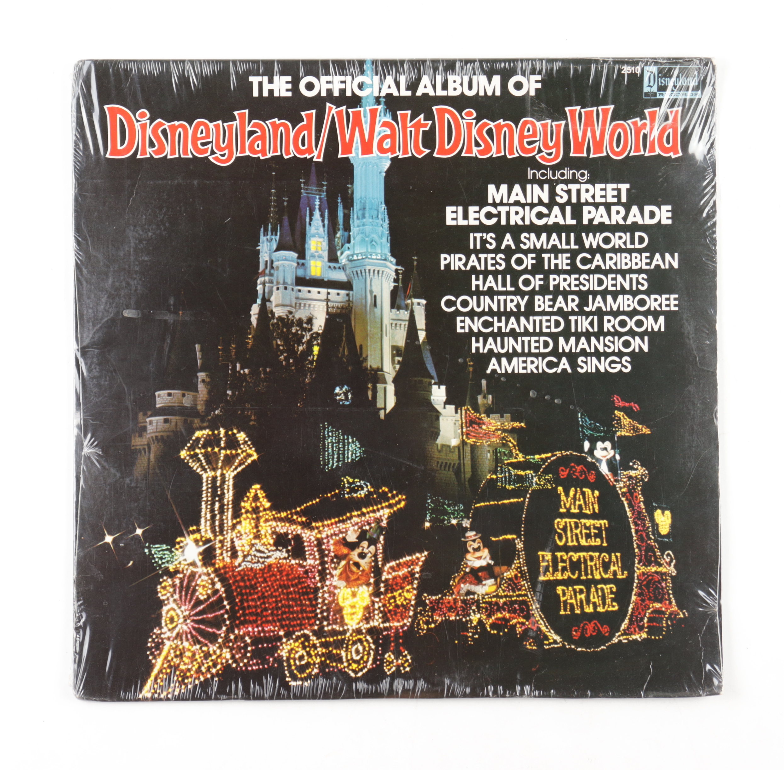 1980 Walt Disney "The Official Album Of Disneyland / Walt Disney World" Vinyl Record Album at PristineAuction.com 1980 Walt Disney "The Official Album Of Disneyland / Walt Disney World" Vinyl Record Album at PristineAuction.com