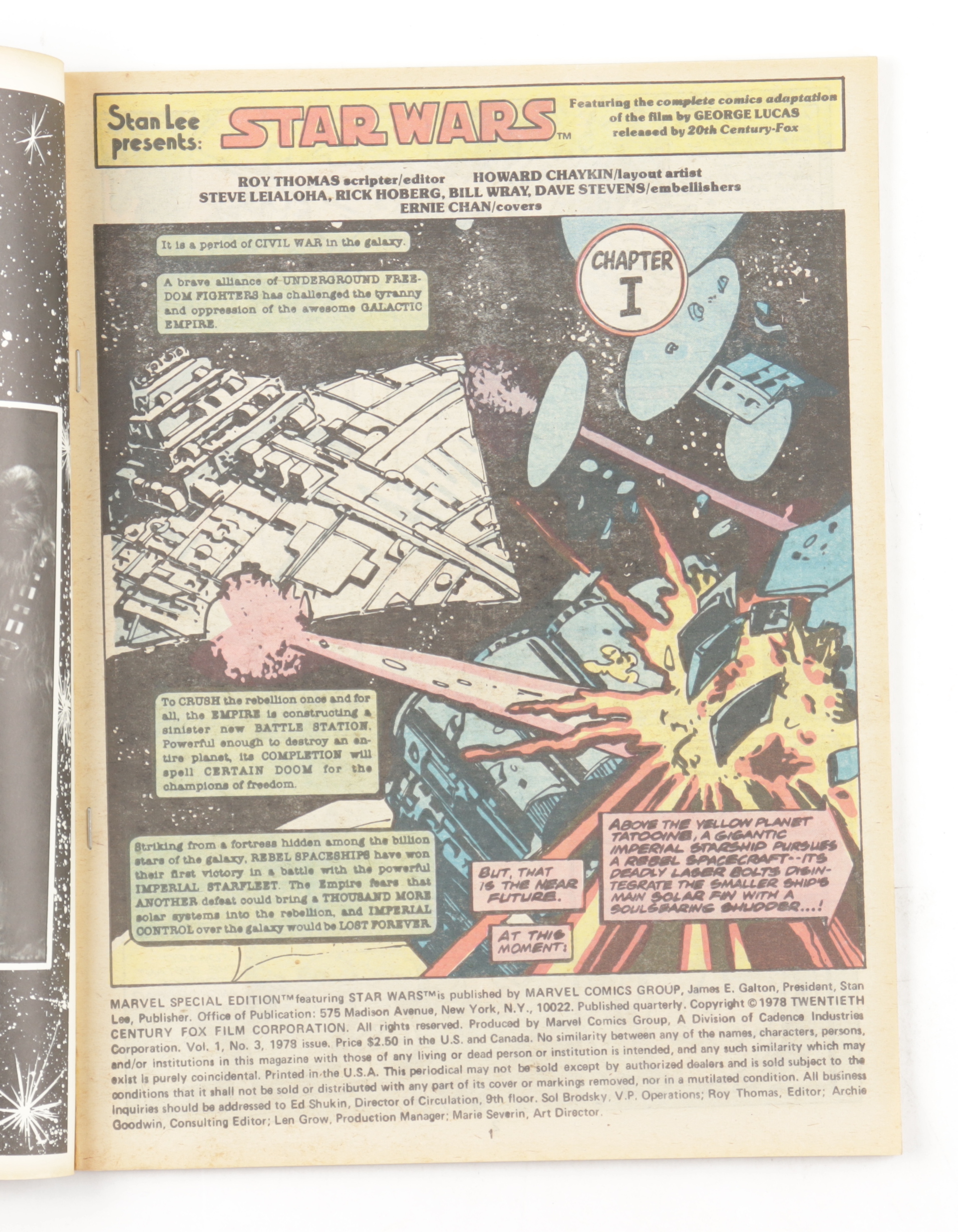 1977 "Star Wars: Special Edition" Issue #3 Marvel Comic Book at PristineAuction.com 1977 "Star Wars: Special Edition" Issue #3 Marvel Comic Book at PristineAuction.com