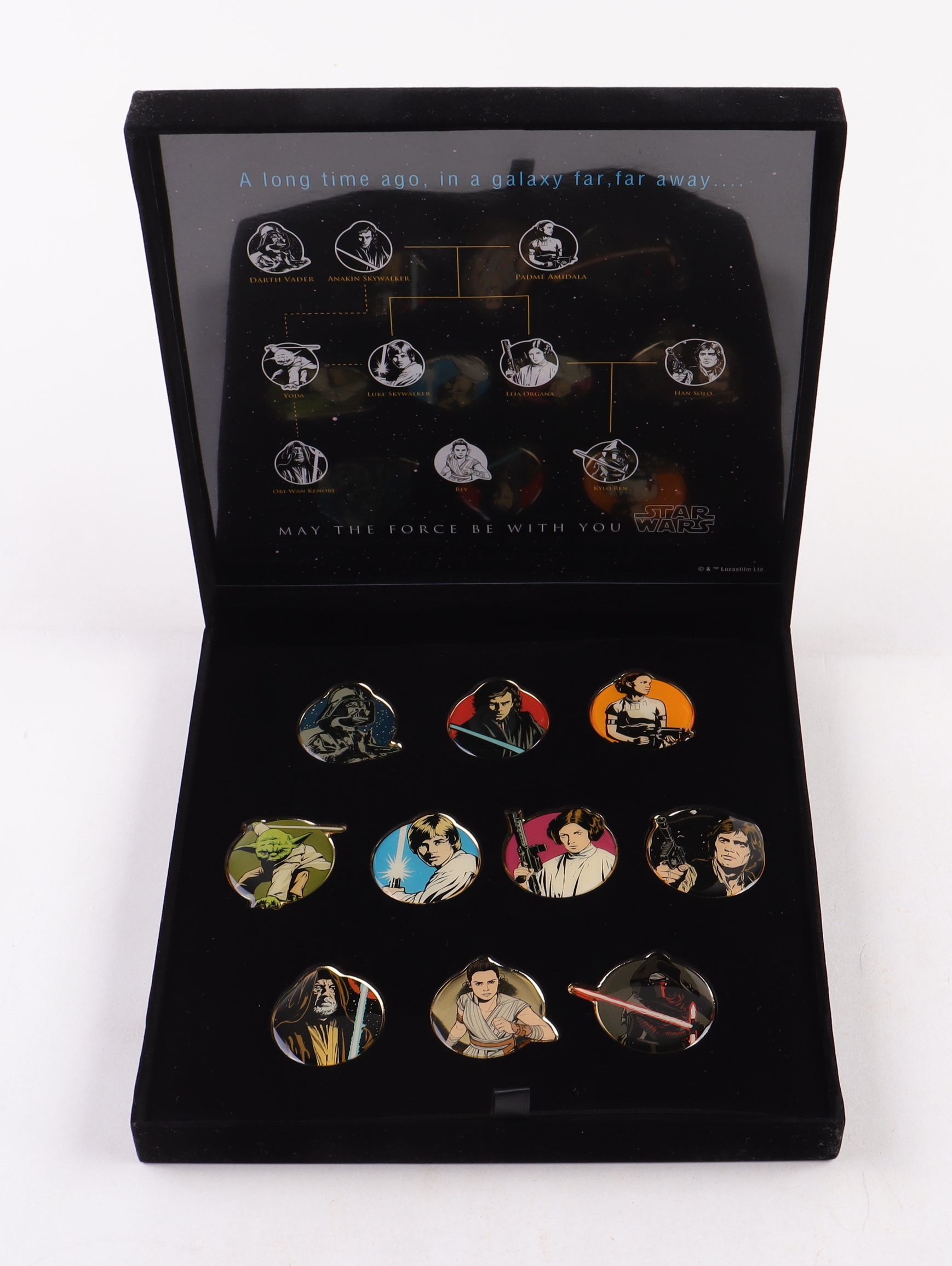 Set of (10) "Star Wars" Japanese Character Pins at PristineAuction.com Set of (10) "Star Wars" Japanese Character Pins at PristineAuction.com