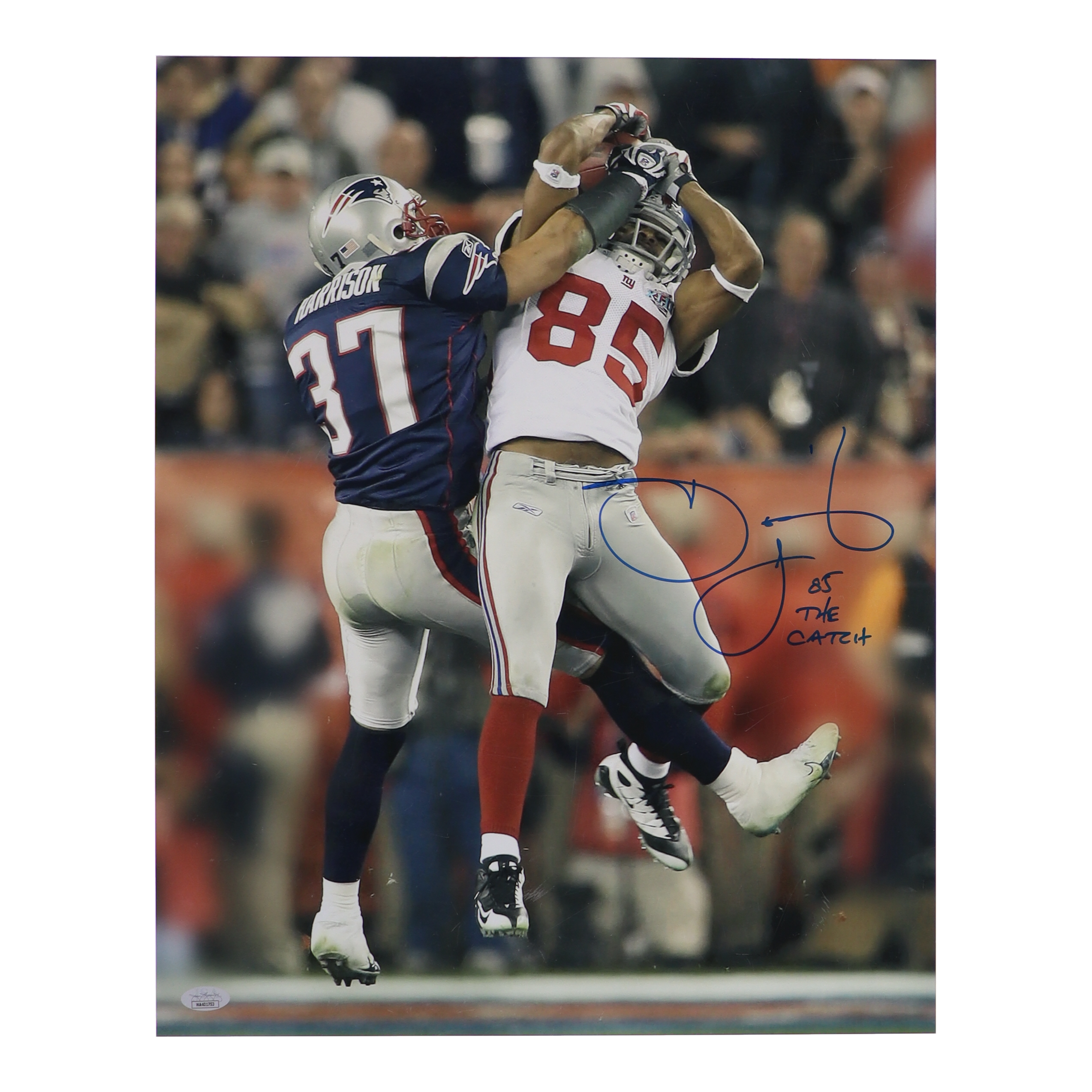 David Tyree Signed Giants 16x20 Photo Inscribed "The Catch" (JSA) at PristineAuction.com David Tyree Signed Giants 16x20 Photo Inscribed "The Catch" (JSA) at PristineAuction.com
