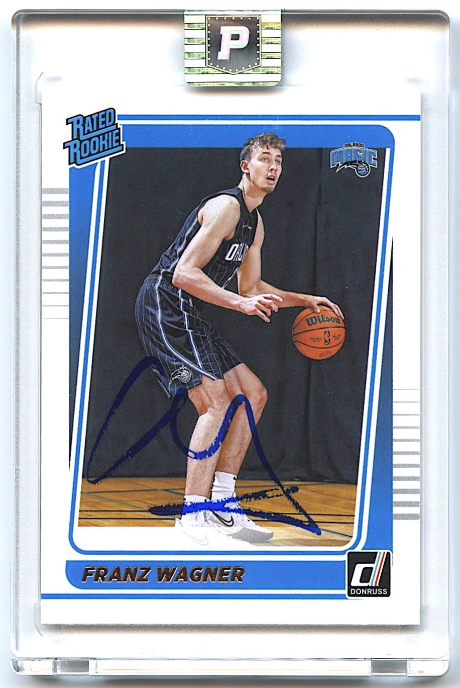 Franz Wagner Signed 2021-22 Hoops #235 RC (PA Encapsulated) at PristineAuction.com Franz Wagner Signed 2021-22 Hoops #235 RC (PA Encapsulated) at PristineAuction.com