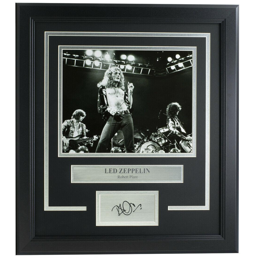 Robert Plant Led Zeppelin 16x19 Custom Framed Photo Display with Laser ...