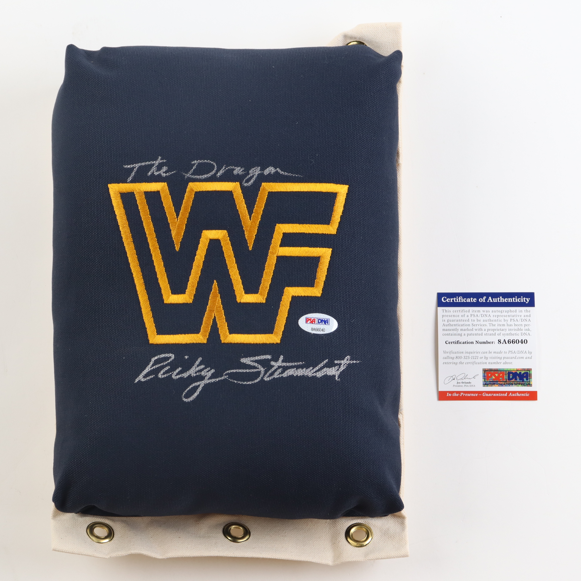 Ricky "The Dragon" Steamboat Signed WWF Turnbuckle (PSA) at PristineAuction.com Ricky "The Dragon" Steamboat Signed WWF Turnbuckle (PSA) at PristineAuction.com