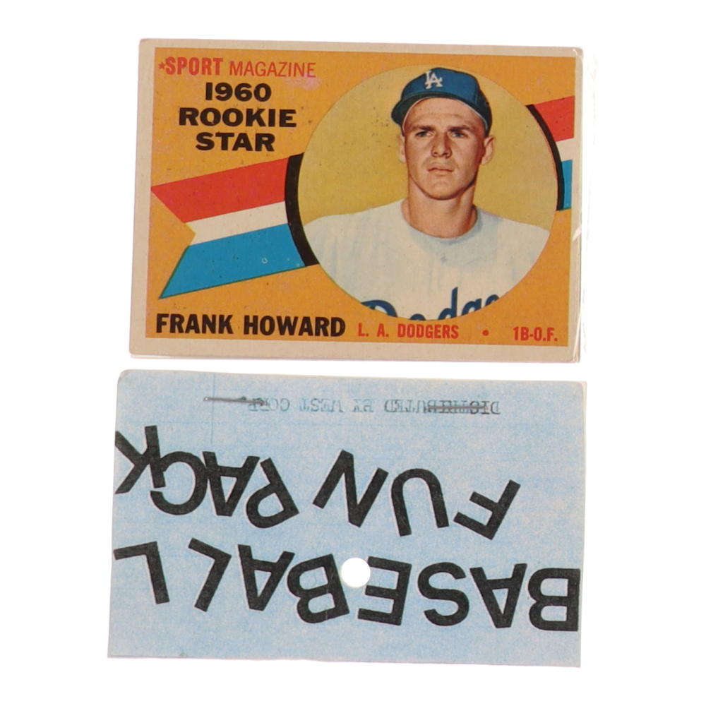 1960 Topps Baseball Card Fun Pack with (10) Cards Pristine Auction