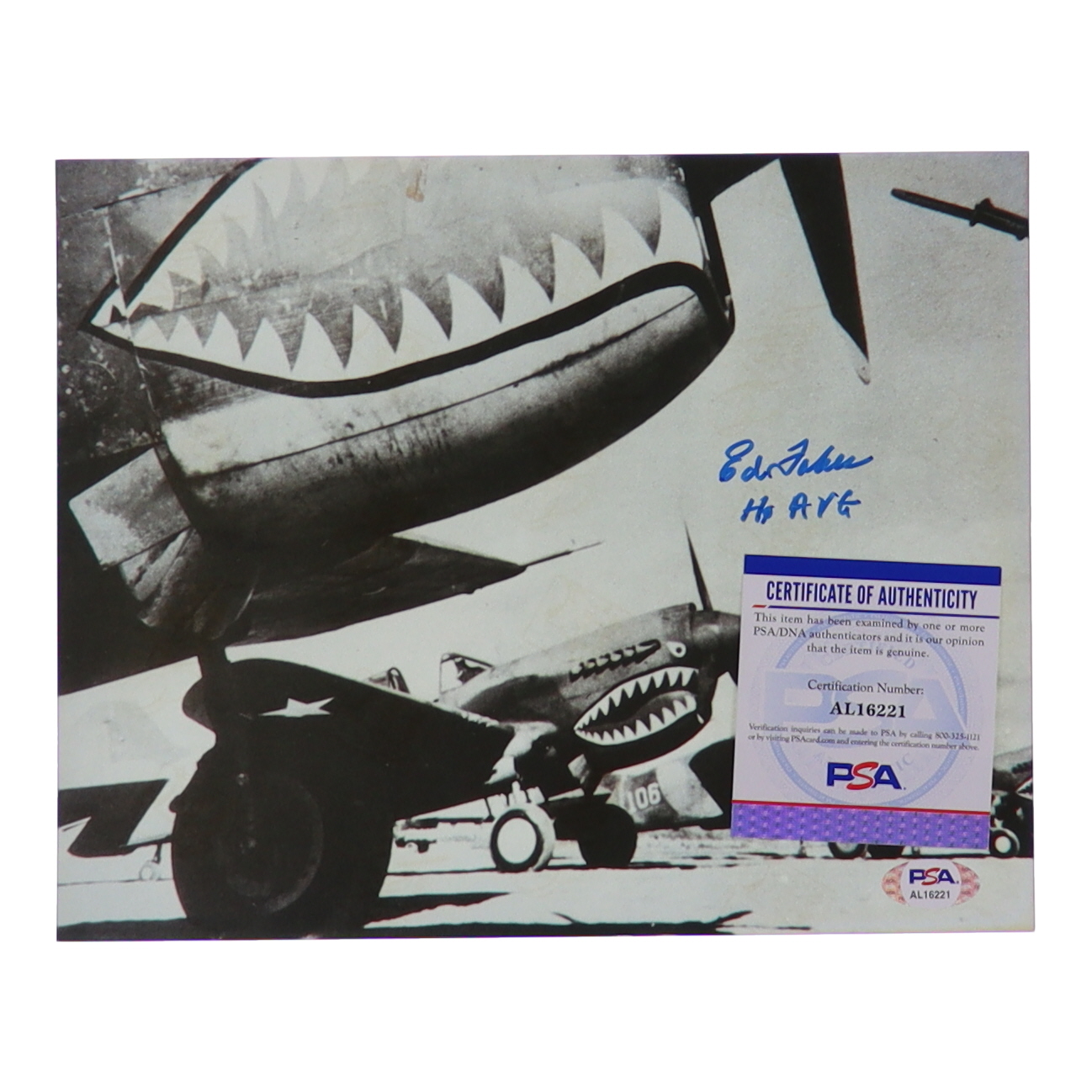 Edwin Fobes Signed 8x10 Photo Inscribed "H9 AVG" (PSA) at PristineAuction.com Edwin Fobes Signed 8x10 Photo Inscribed "H9 AVG" (PSA) at PristineAuction.com