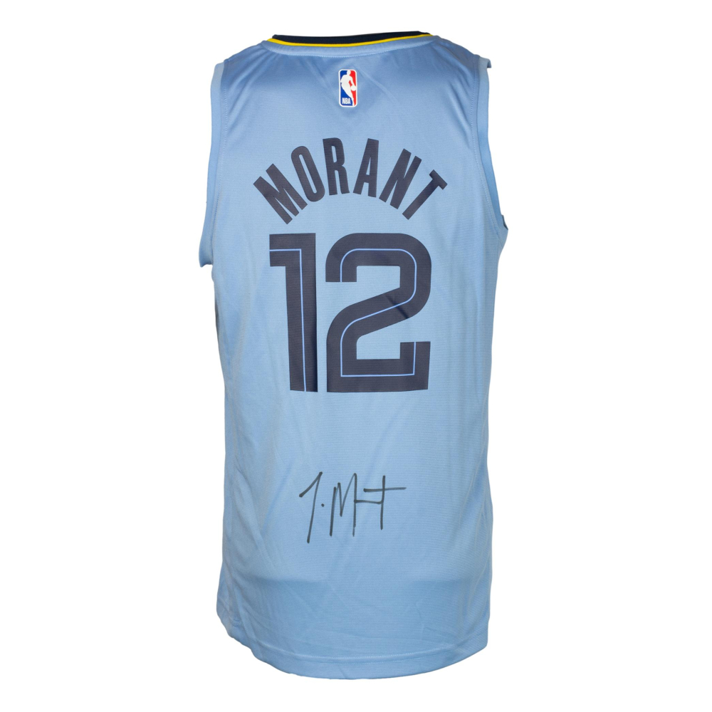 Ja Morant Signed Fanatics Grizzlies Jersey (JSA) Pristine Auction