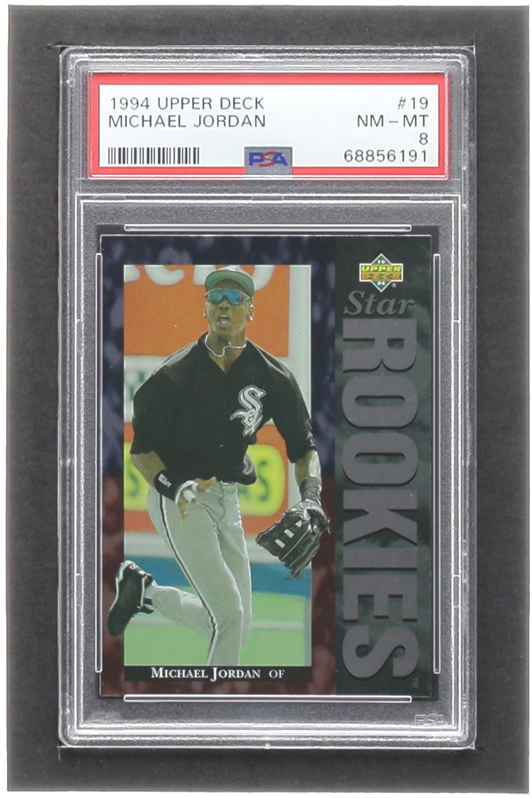 Michael Jordan 1994 Upper Deck #19 RC (PSA 8) at PristineAuction.com Michael Jordan 1994 Upper Deck #19 RC (PSA 8) at PristineAuction.com