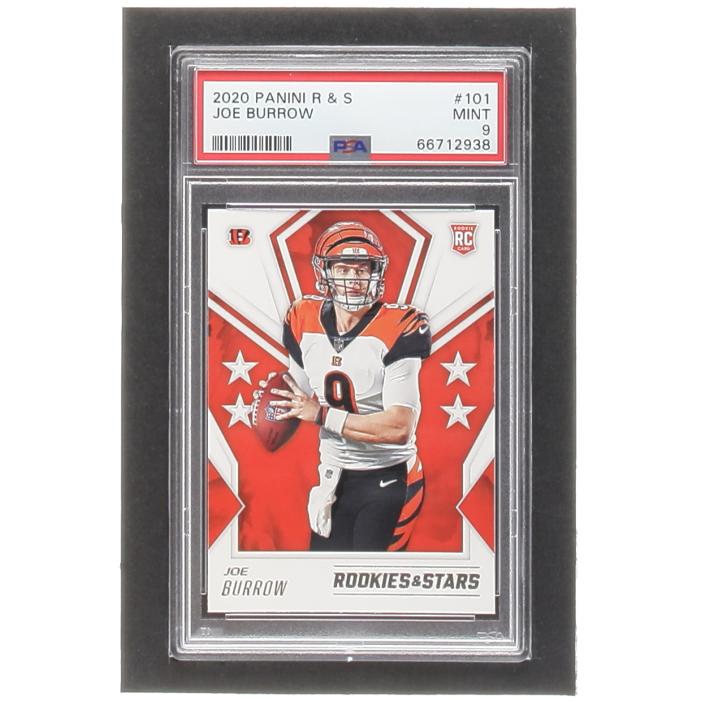 Lot De 5 Cartes Panini Joe Burrow Rookie 2020 - Notées SGC - Football NFL