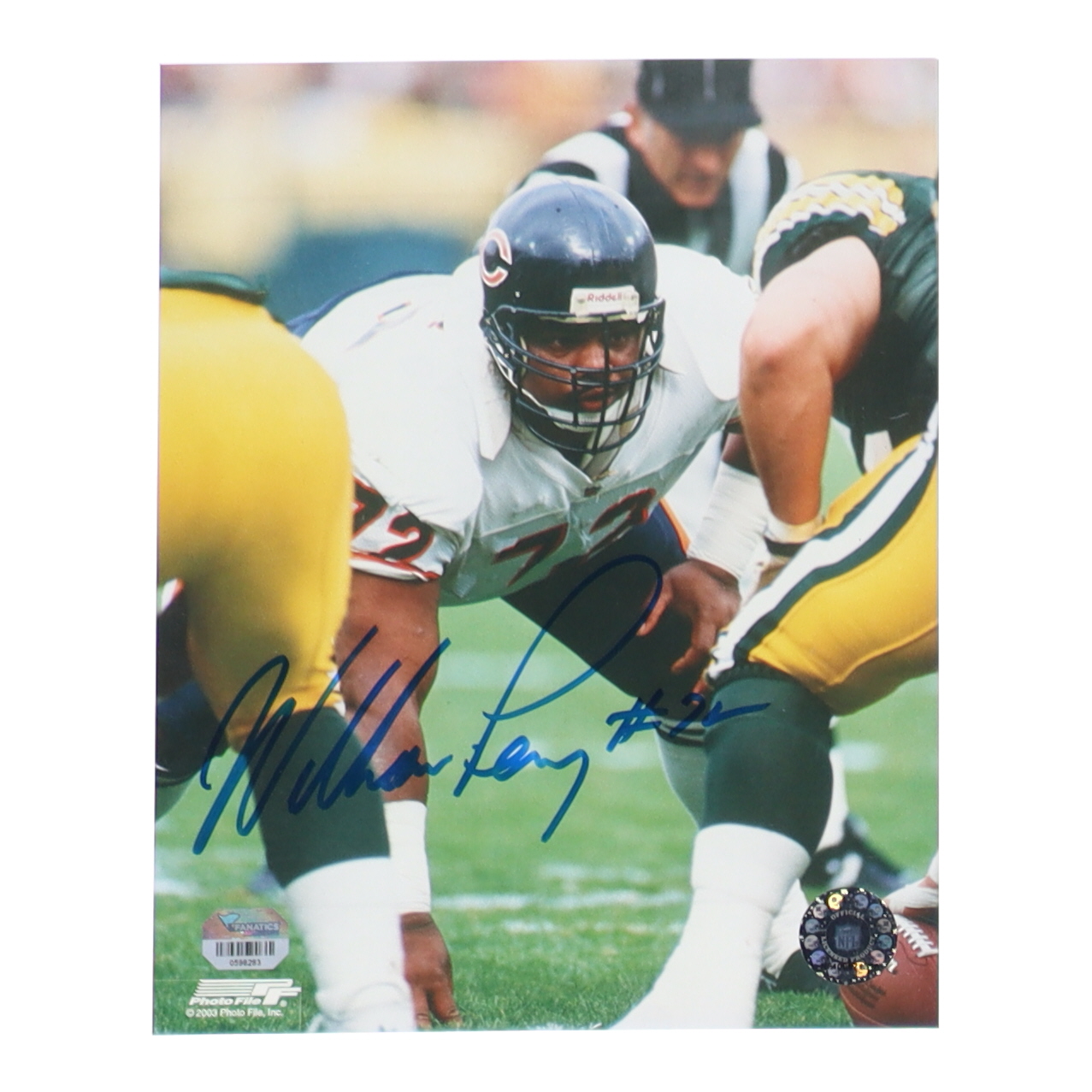 William Perry Signed Bears 8x10 Photo (Fanatics) at PristineAuction.com William Perry Signed Bears 8x10 Photo (Fanatics) at PristineAuction.com