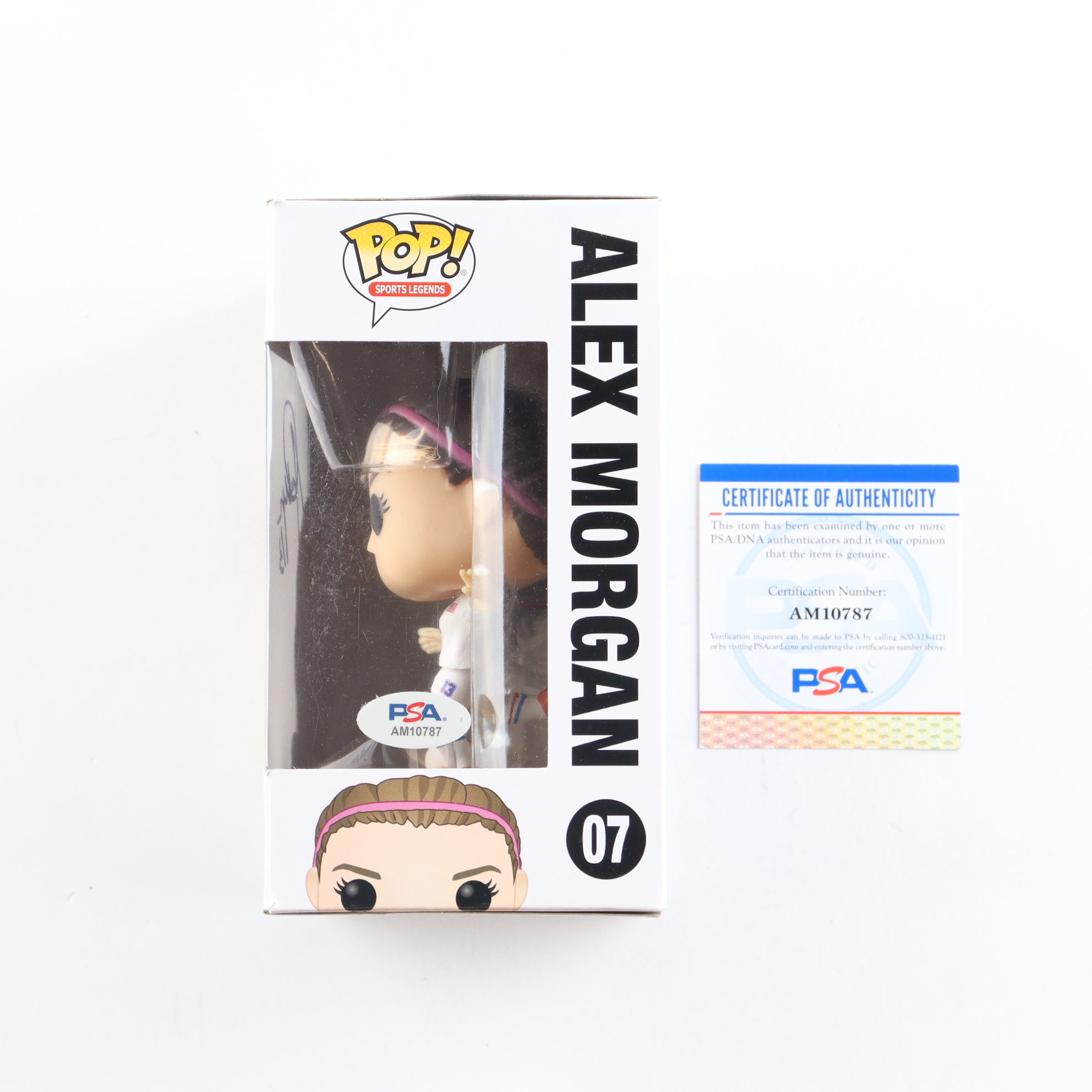 Alex Morgan Signed USWNT #07 Funko Pop! Vinyl Figure (PSA) at PristineAuction.com Alex Morgan Signed USWNT #07 Funko Pop! Vinyl Figure (PSA) at PristineAuction.com