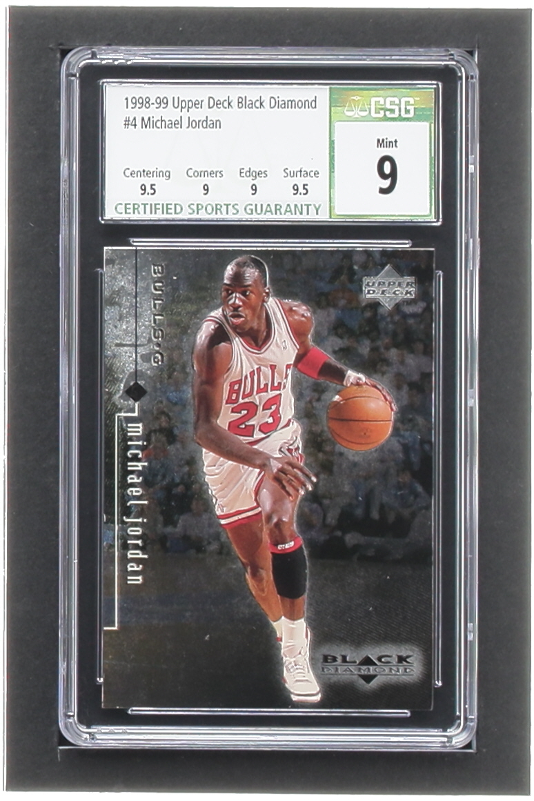 Michael Jordan 1998 Upper Deck MJ Sticker Collection Stickers #42 (CSG 9.5) at PristineAuction.com Michael Jordan 1998 Upper Deck MJ Sticker Collection Stickers #42 (CSG 9.5) at PristineAuction.com