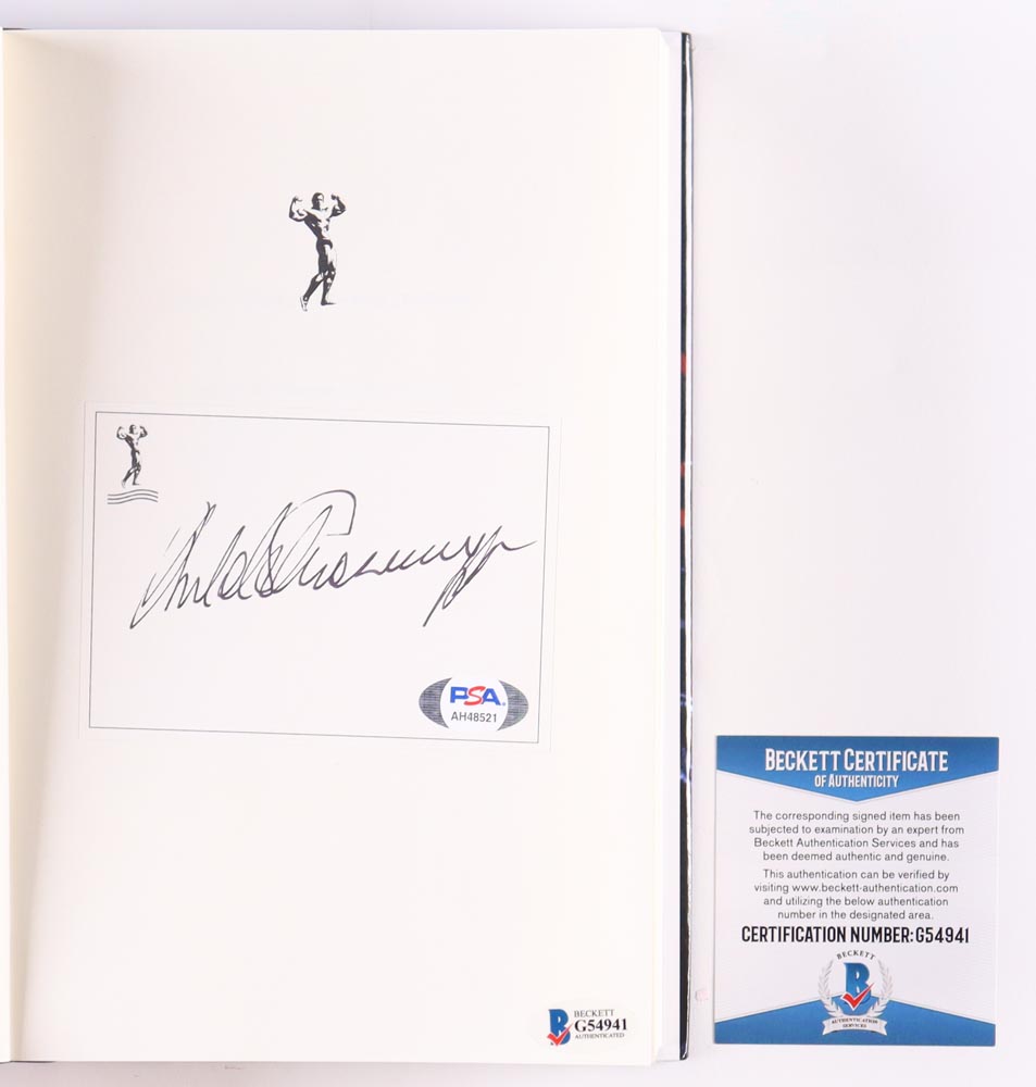 Arnold Schwarzenegger Signed "Total Recall" Hardcover Book (Beckett & PSA) at PristineAuction.com Arnold Schwarzenegger Signed "Total Recall" Hardcover Book (Beckett & PSA) at PristineAuction.com