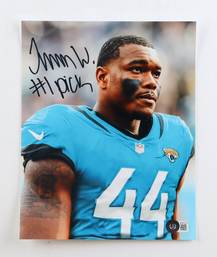 Travon Walker Signed Jaguars 8x10 Photo Inscribed "#1 Pick" (Beckett) at PristineAuction.com Travon Walker Signed Jaguars 8x10 Photo Inscribed "#1 Pick" (Beckett) at PristineAuction.com