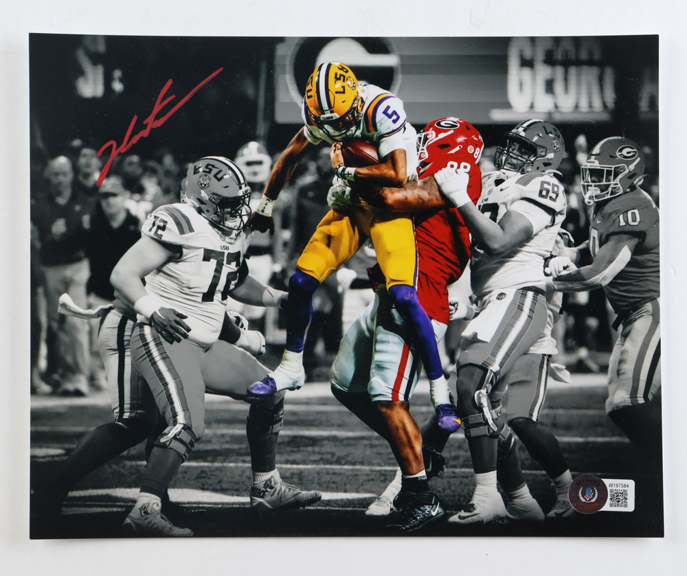 Jalen Carter Signed Georgia Bulldogs 8x10 Photo (Beckett) at PristineAuction.com Jalen Carter Signed Georgia Bulldogs 8x10 Photo (Beckett) at PristineAuction.com