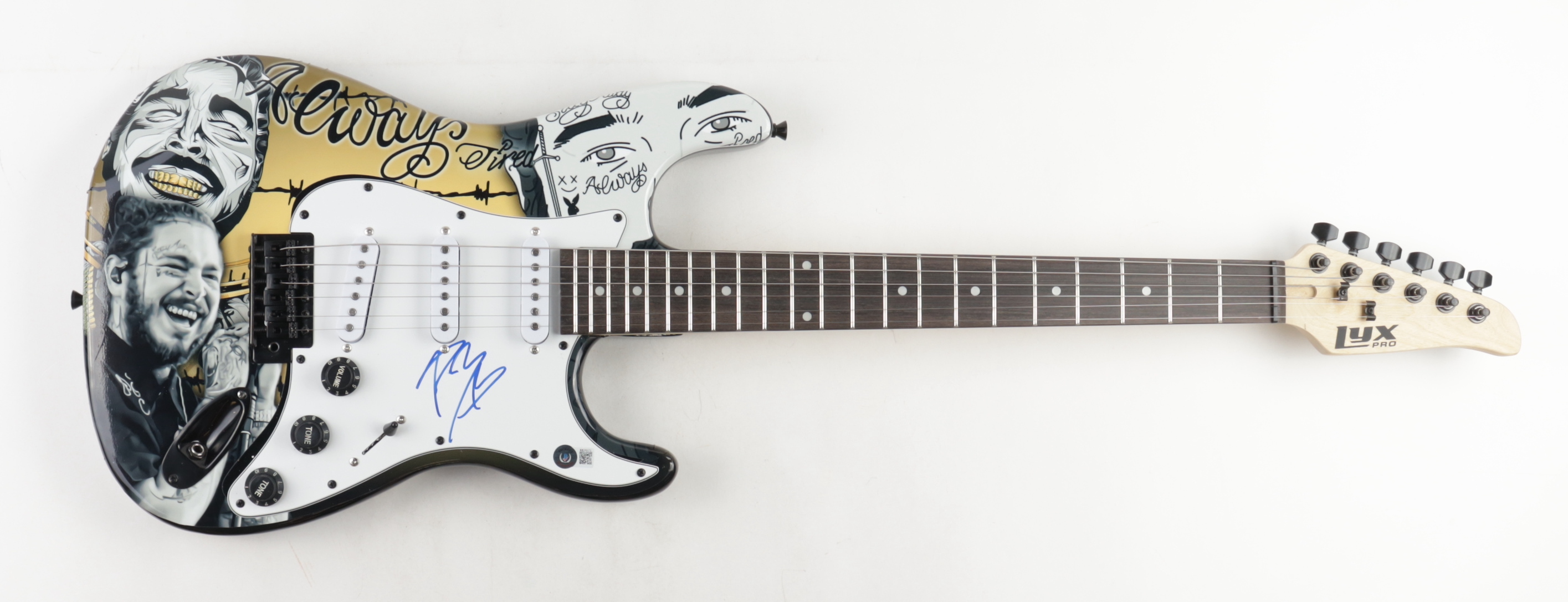 Post Malone Signed 39" Electric Guitar (Beckett) at PristineAuction.com Post Malone Signed 39" Electric Guitar (Beckett) at PristineAuction.com