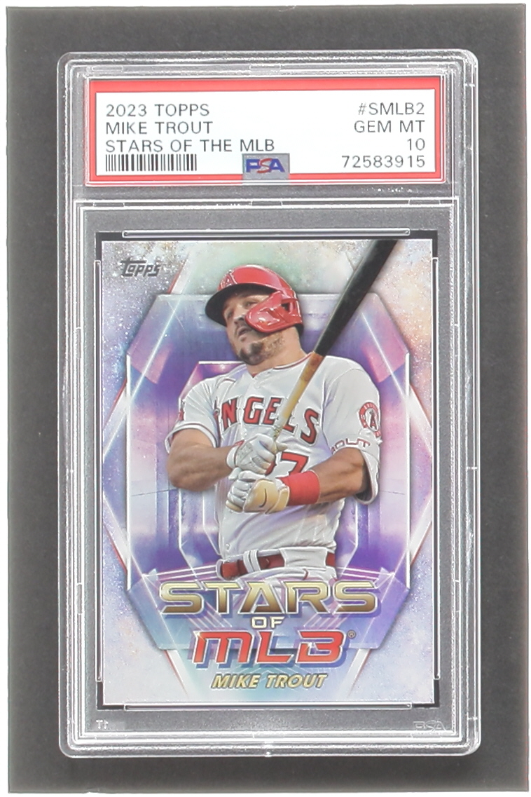 Mike Trout 2023 Topps Stars of the MLB #SMLB2 (PSA 10) | Pristine