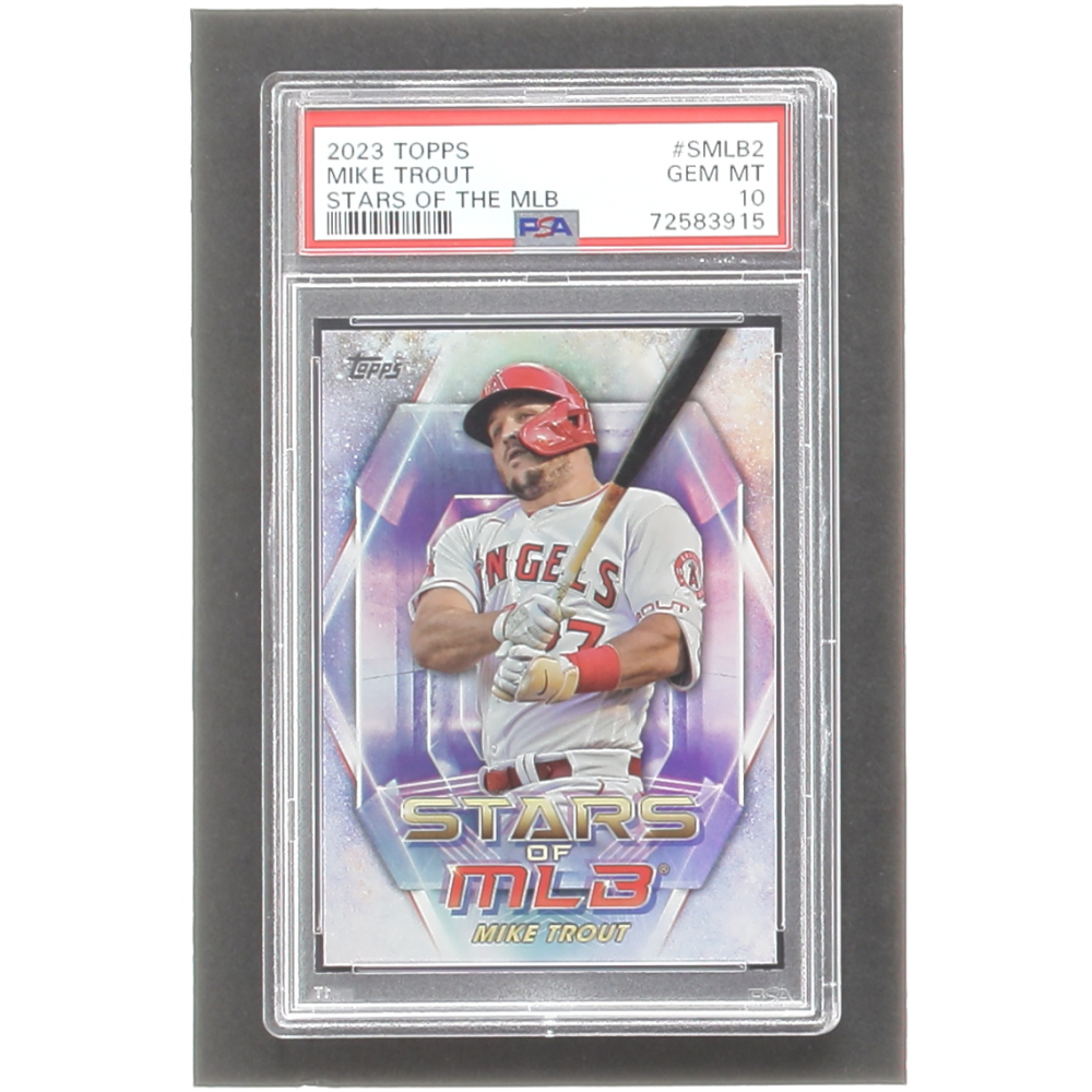 Mike Trout 2023 Topps Stars of the MLB #SMLB2 (PSA 10) | Pristine
