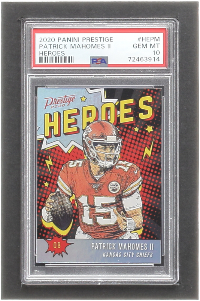 Patrick Mahomes II 2020 Prestige Heroes #12 (PSA 10) | Pristine Auction