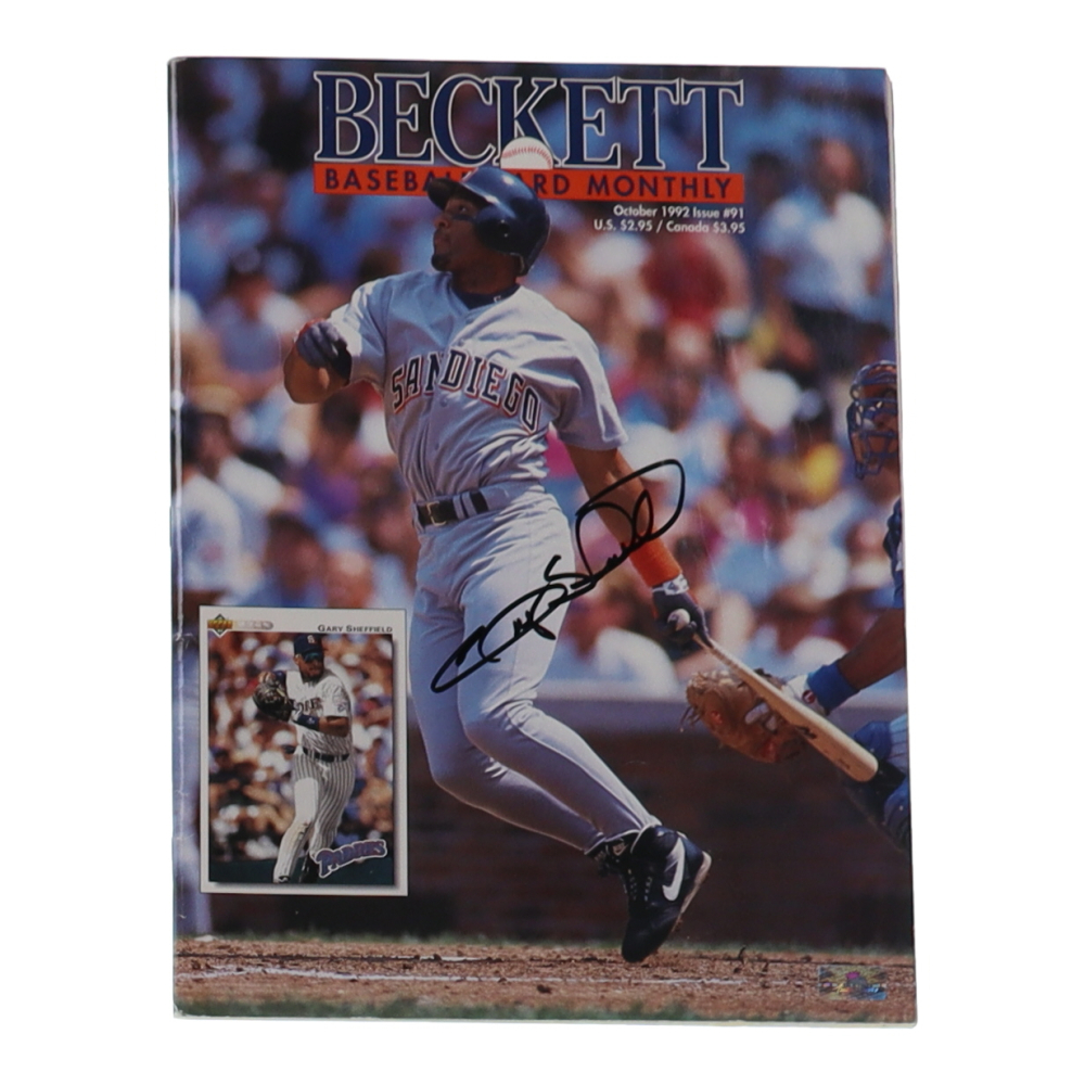 Gary Sheffield, Juan Guzman & Roberto Alomar Signed 1992 Beckett