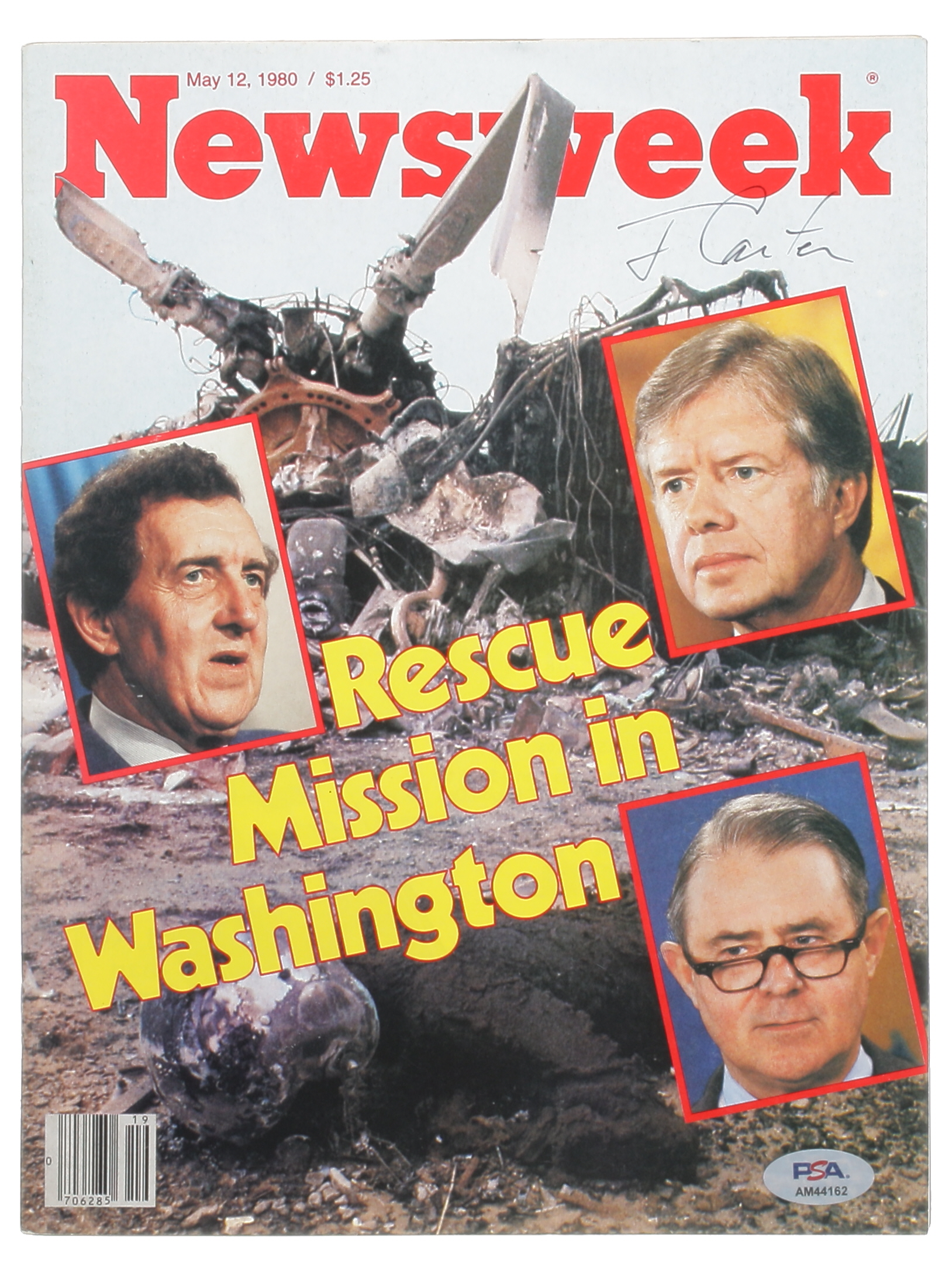 Jimmy Carter Signed 1980 Newsweek Magazine (PSA) at PristineAuction.com Jimmy Carter Signed 1980 Newsweek Magazine (PSA) at PristineAuction.com