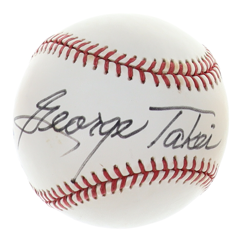 George Takei Signed OAL Baseball "Star Trek" (Beckett) at PristineAuction.com George Takei Signed OAL Baseball "Star Trek" (Beckett) at PristineAuction.com