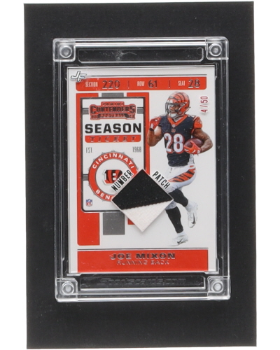 Joe Mixon 2022 Sportscards.com Jersey Fusion #JM1118 at PristineAuction.com Joe Mixon 2022 Sportscards.com Jersey Fusion #JM1118 at PristineAuction.com