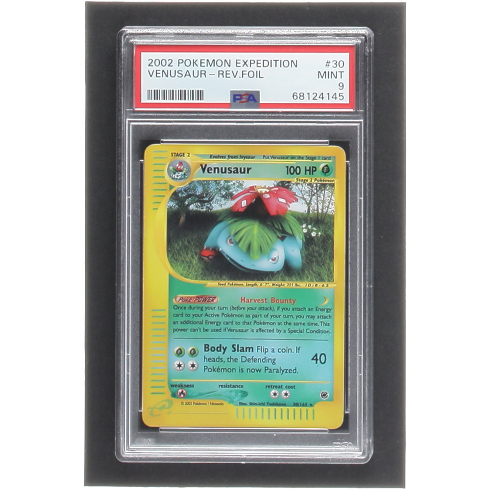Venusaur 2002 Pokemon Expedition Reverse Foil 30 Holo (PSA 9) Pristine Auction