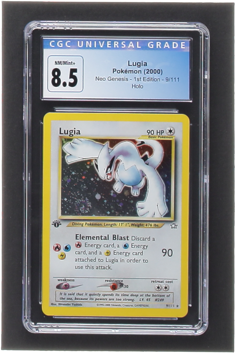 Lugia 2000 Pokemon Neo Genesis 1st Edition #9 Holo (CSG 8.5) at PristineAuction.com Lugia 2000 Pokemon Neo Genesis 1st Edition #9 Holo (CSG 8.5) at PristineAuction.com