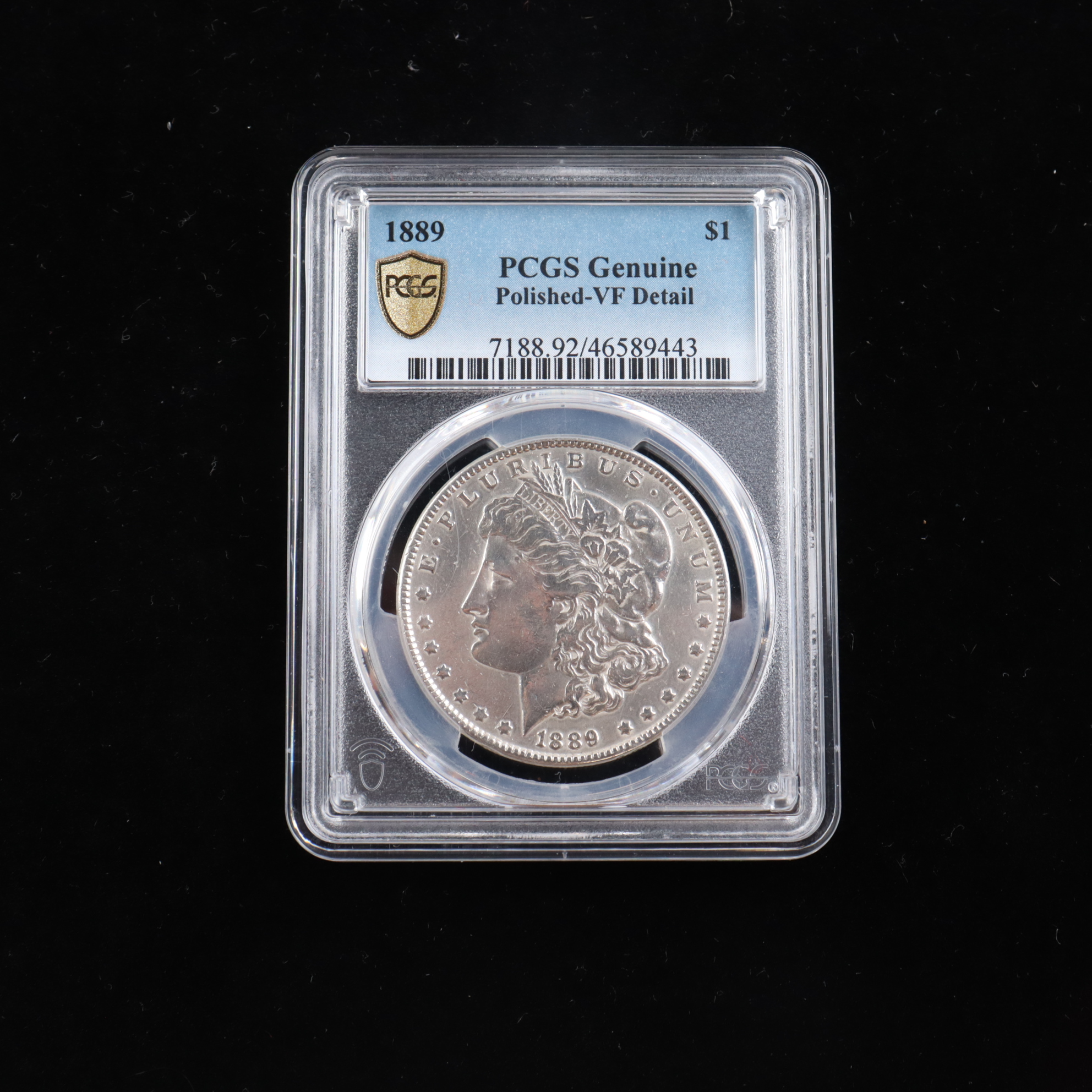 1889 Morgan Silver Dollar (PCGS VF Detail) at PristineAuction.com 1889 Morgan Silver Dollar (PCGS VF Detail) at PristineAuction.com