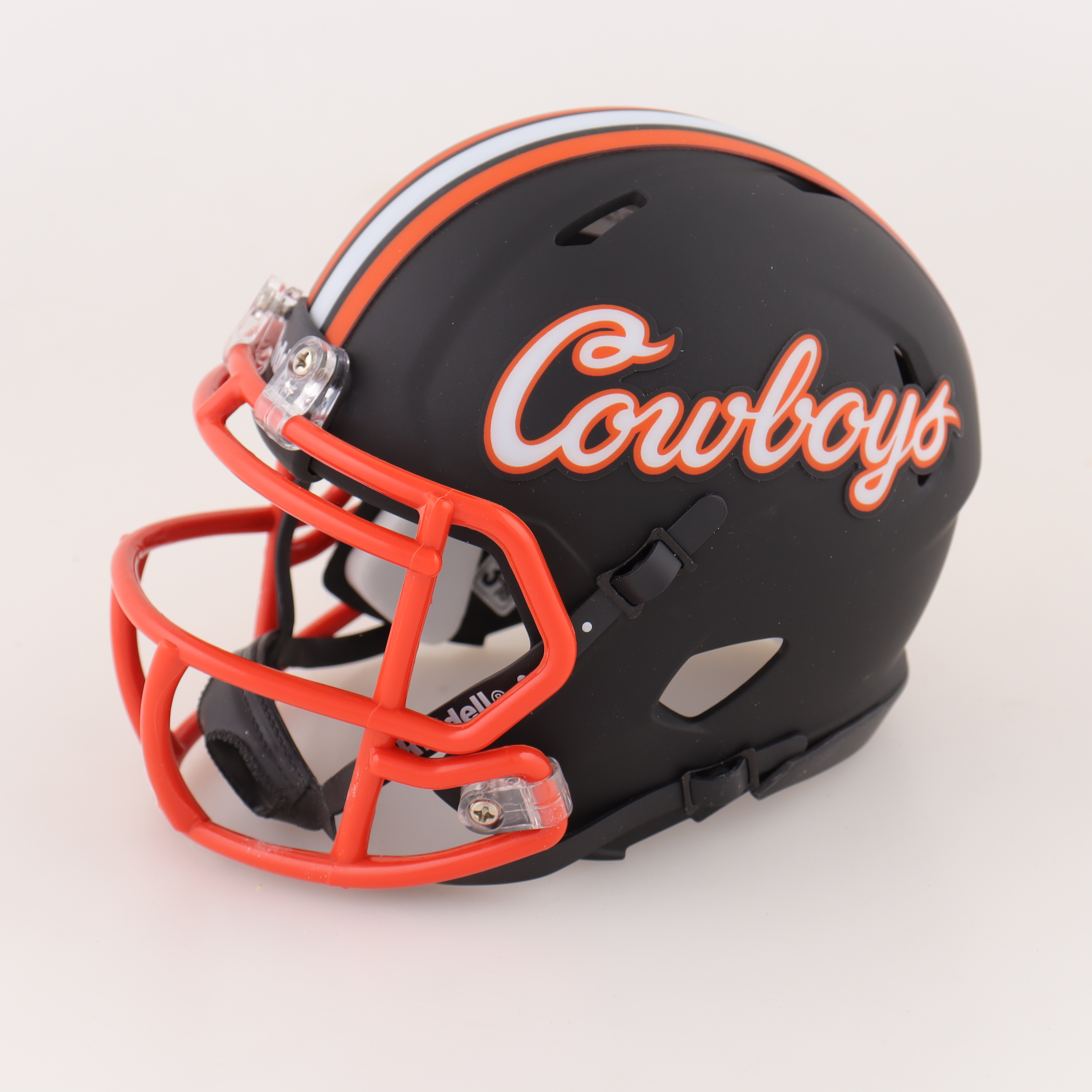 Thurman Thomas Signed Oklahoma State Cowboys Speed Mini Helmet (Beckett) at PristineAuction.com Thurman Thomas Signed Oklahoma State Cowboys Speed Mini Helmet (Beckett) at PristineAuction.com