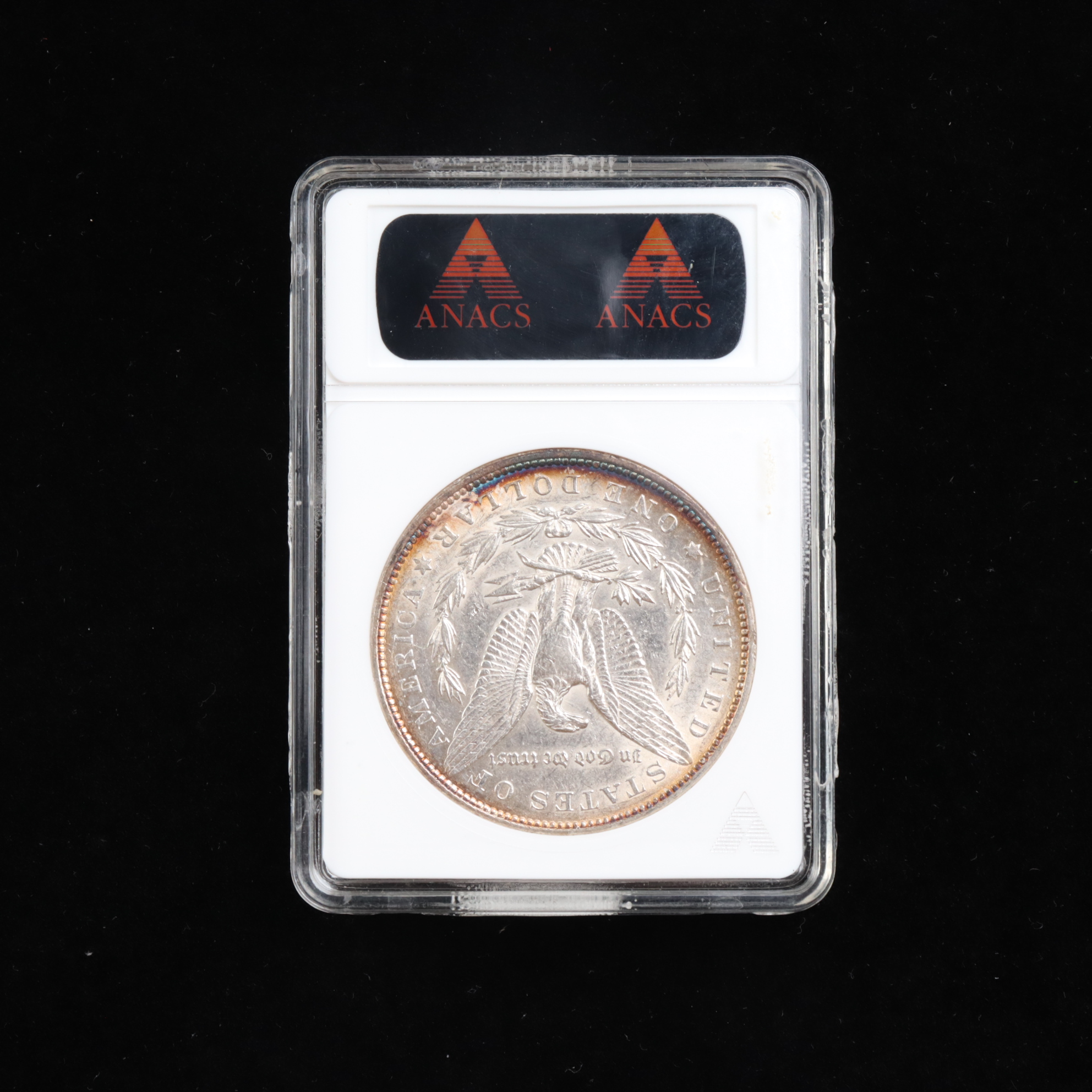 1878 Morgan Silver Dollar - 7 TF VAM-144 (ANACS AU55) at PristineAuction.com 1878 Morgan Silver Dollar - 7 TF VAM-144 (ANACS AU55) at PristineAuction.com